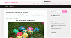 Desktop Screenshot of blog.exclusiveairports.com